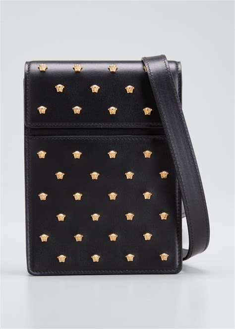 mini crossbody studded versace|versace mini crossbody bag.